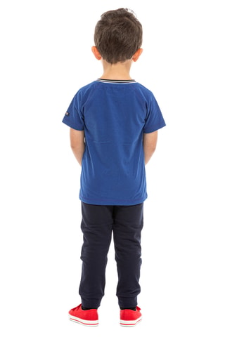 T-shirt Seldro - Terre de Marins - Beige et bleu