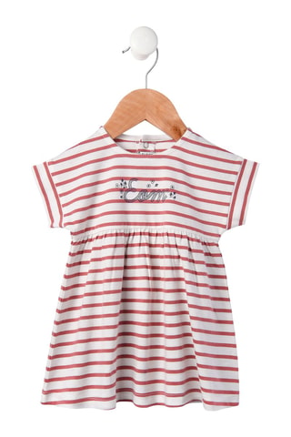 Robe - Blanc, bleu et rouge
