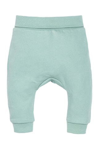 T-shirt et pantalon - Blanc, bleu, jaune et vert