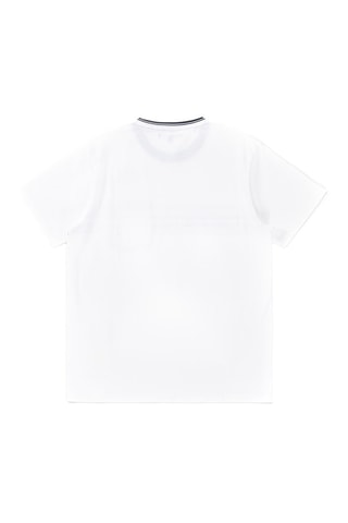T-shirt - Blanc, bleu et vert