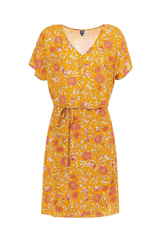 Robe Paro - Blanc, jaune et rose