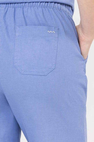 Pantalon en lin - Bleu