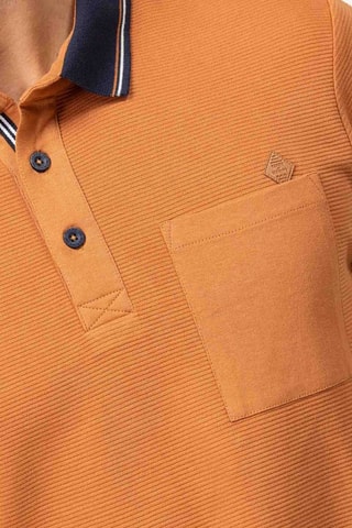 Polo - Laranja - Azul e laranja