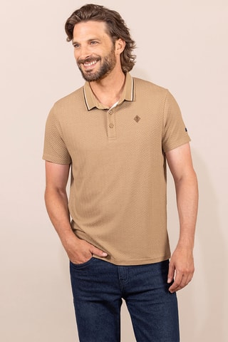 Polo - Beige et noir