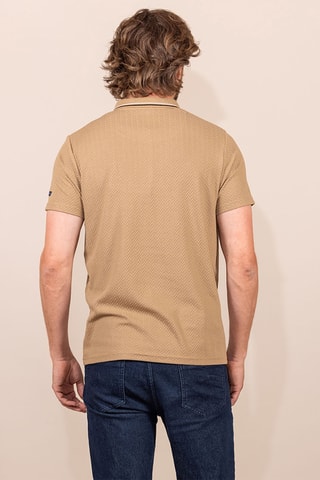 Polo - Beige et noir
