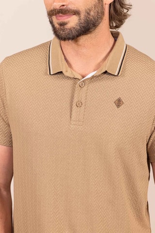 Polo - Beige et noir