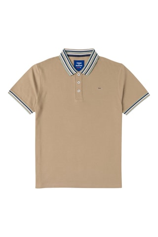 Polo Cabyst - Bege - Branco, preto e bege