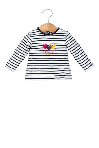 Ensemble robe salopette et T-shirt - Rouge - Terre de Marins - Rouge