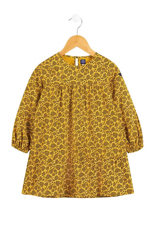 Robe - Blanc, noir et jaune