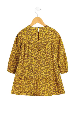 Robe - Blanc, noir et jaune