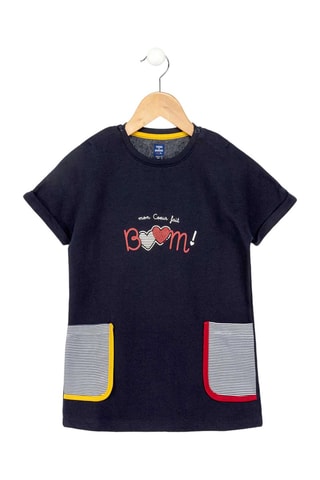 Robe Ipali - Blanc, rouge et jaune