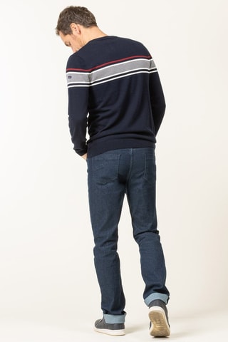 Pull - Blanc et bleu