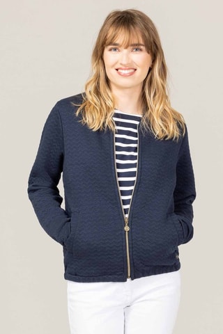 Veste - Blanc et bleu