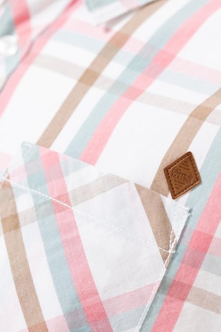 Chemise - Blanc, beige et jaune