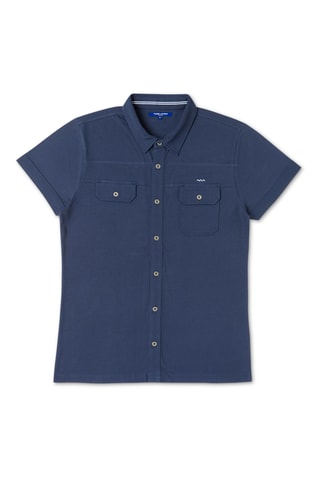 Chemise - Blanc et bleu