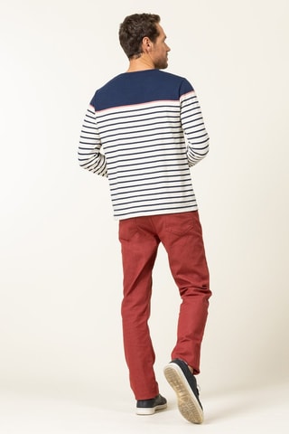 T-shirt - Blanc, rouge et bleu