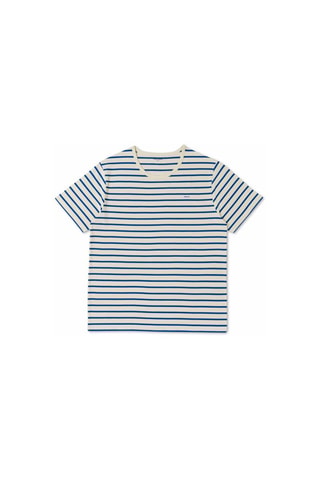 T-shirt Ecohok - Cru e azul - Azul