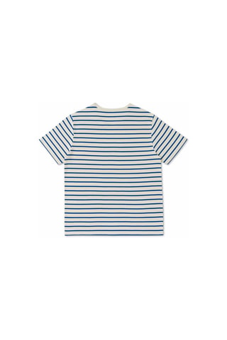 T-shirt Ecohok - Cru e azul - Azul