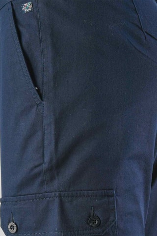 Pantalon cargo Palero - Blanc et bleu