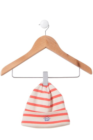 Bonnet - Blanc et rouge