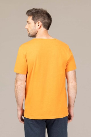 T-shirt - Laranja - Azul e laranja