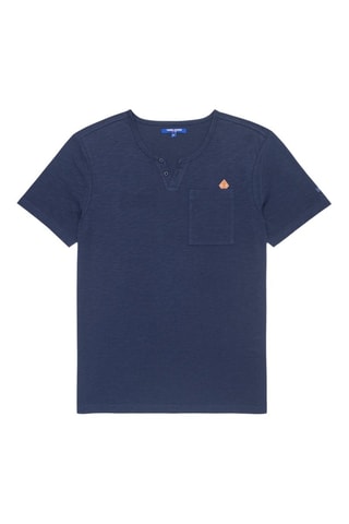 T-shirt - Blanc et bleu