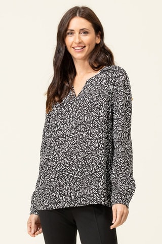 Blouse - Blanc et noir