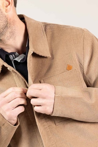 Veste en velours - Beige
