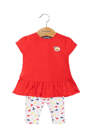 T-shirt et pantalon Runi - Rouge