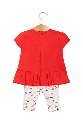 T-shirt et pantalon Runi - Rouge