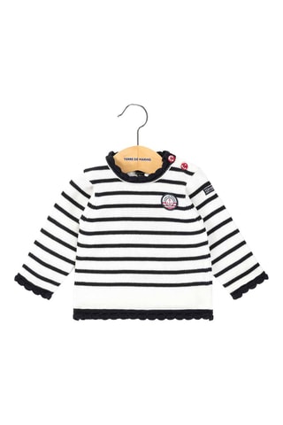 Pull Omala - Blanc et bleu