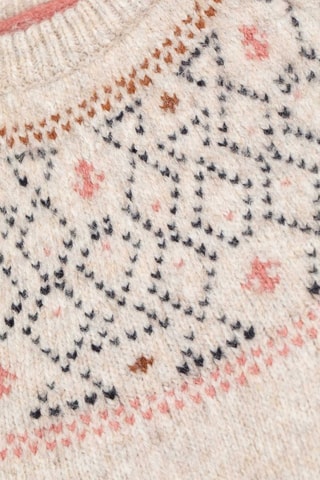 Pull - Beige et rouge