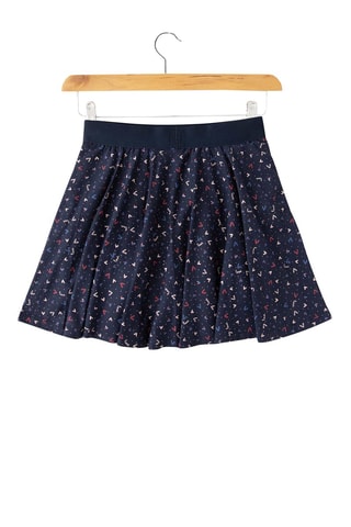 Jupe - Blanc, bleu et rose