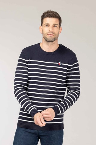 Pull - Blanc et bleu