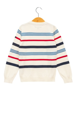 Pull - Blanc, rouge et bleu