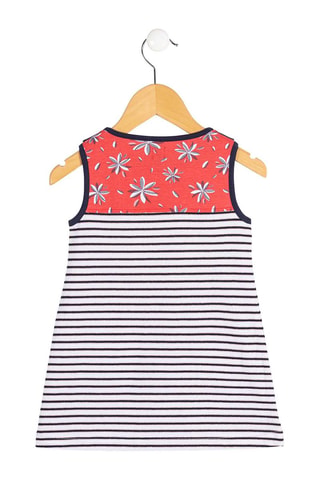 Tunique Weby - Blanc, bleu et rose