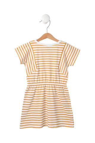 Robe Pinil - Blanc et jaune