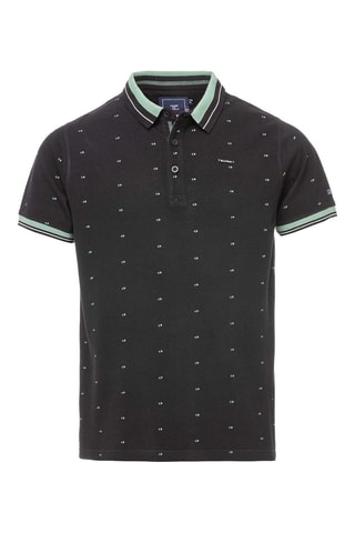 Polo - Blanc, noir et vert