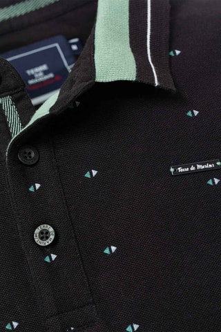 Polo - Blanc, noir et vert