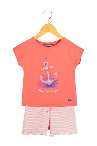 Pyjama Noura - Terre de Marins - Rose et rouge