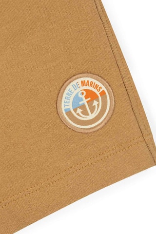 Bermuda Lomay - Terre de Marins - Beige et blanc