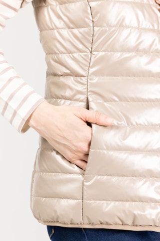 Doudoune sans manches - Beige