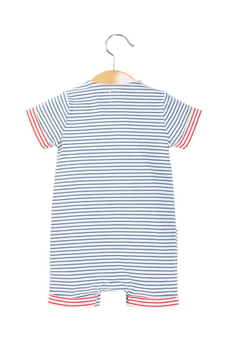 Combinaison Bombi - Blanc, rouge et bleu