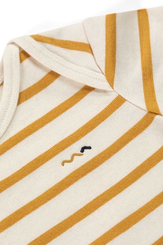 T-shirt Ecomixte - Beige et jaune