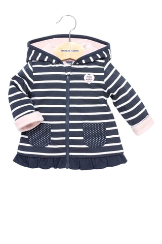 Veste à capuche - Bleu