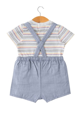 Barboteuse et t-shirt - Bleu