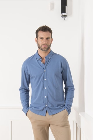 Camisa - Azul - Azul