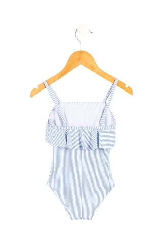 Maillot 1 pièce Yvano - Blanc, bleu et jaune