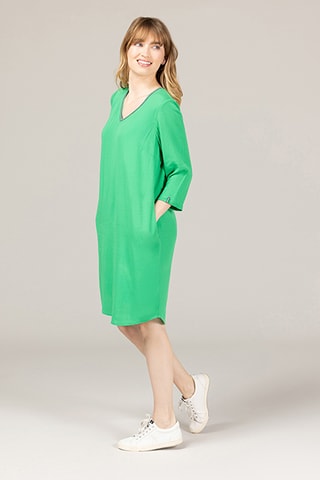 Robe droite - Vert