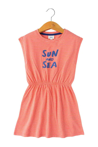 Robe de plage - Corail